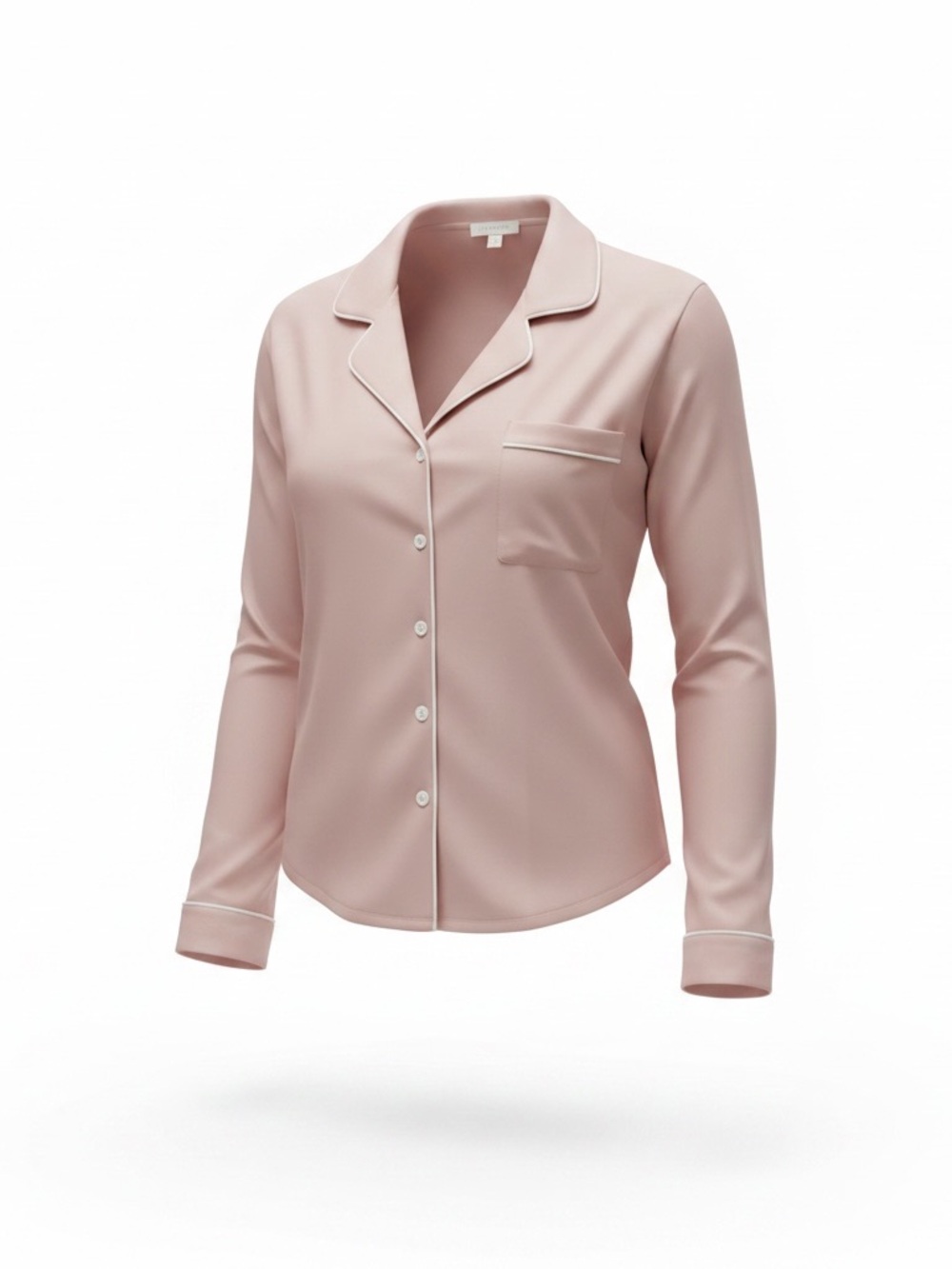 Cozy Earth Bamboo PajamaLong-Sleeve Collar Button-Front